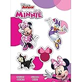 Disney Junior Minnie Mouse Decals - Set of 4 Minnie Mouse Stickers for Kids and Adults - Vinyl Decals for Water Bottle, Tumbler, Laptop, Vehicles - Licensed Disney Stickers