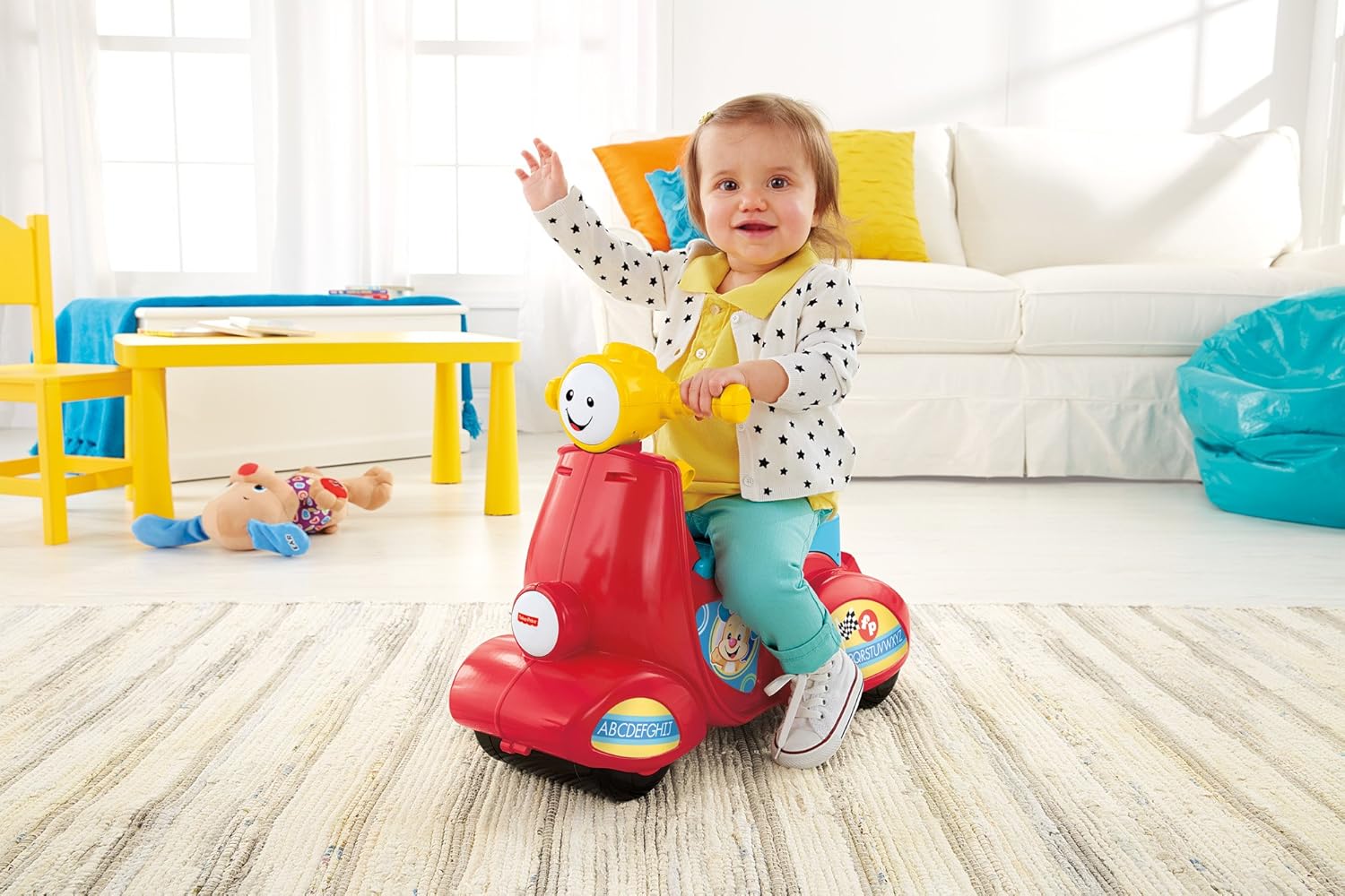 fisher price laugh and learn scooter