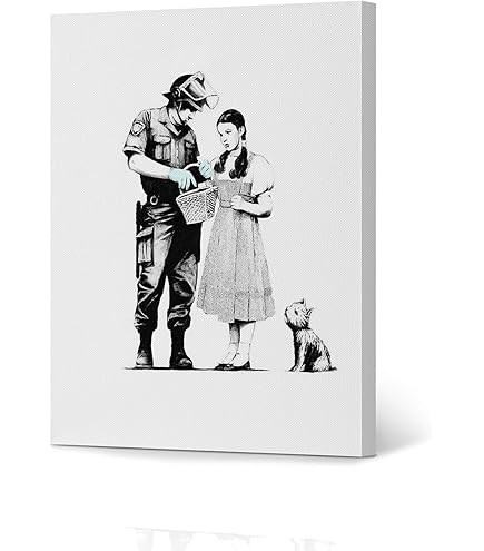 rene gagnonAISシリーズ キャンバス作品dolk banksy Amazon.com: Banksy Police Search Graffiti Banksy Print