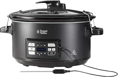 Russell Hobbs 25630 6.5L Slow Cooker & Sous Vide Water Bath, Black