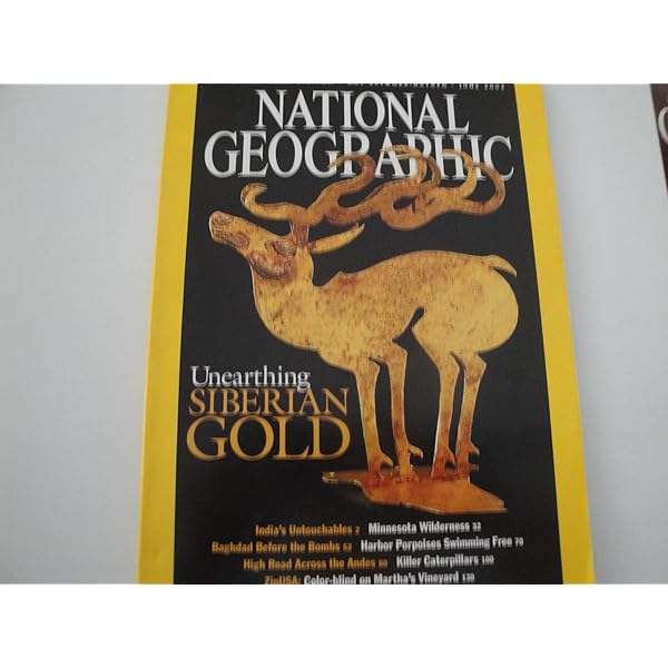 National Geographic Magazine, January 1974 Gold Antiquities