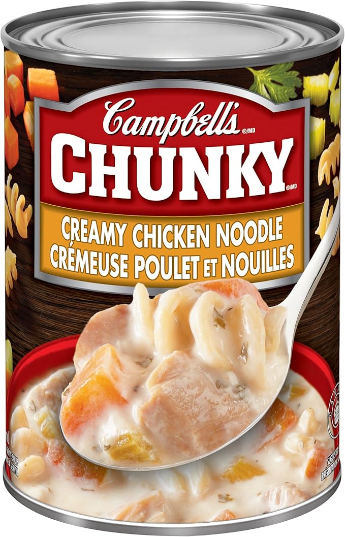 Campbell's Chunky Soup, Creamy Chicken Noodle, 540 Ml Amazon.ca Grocery