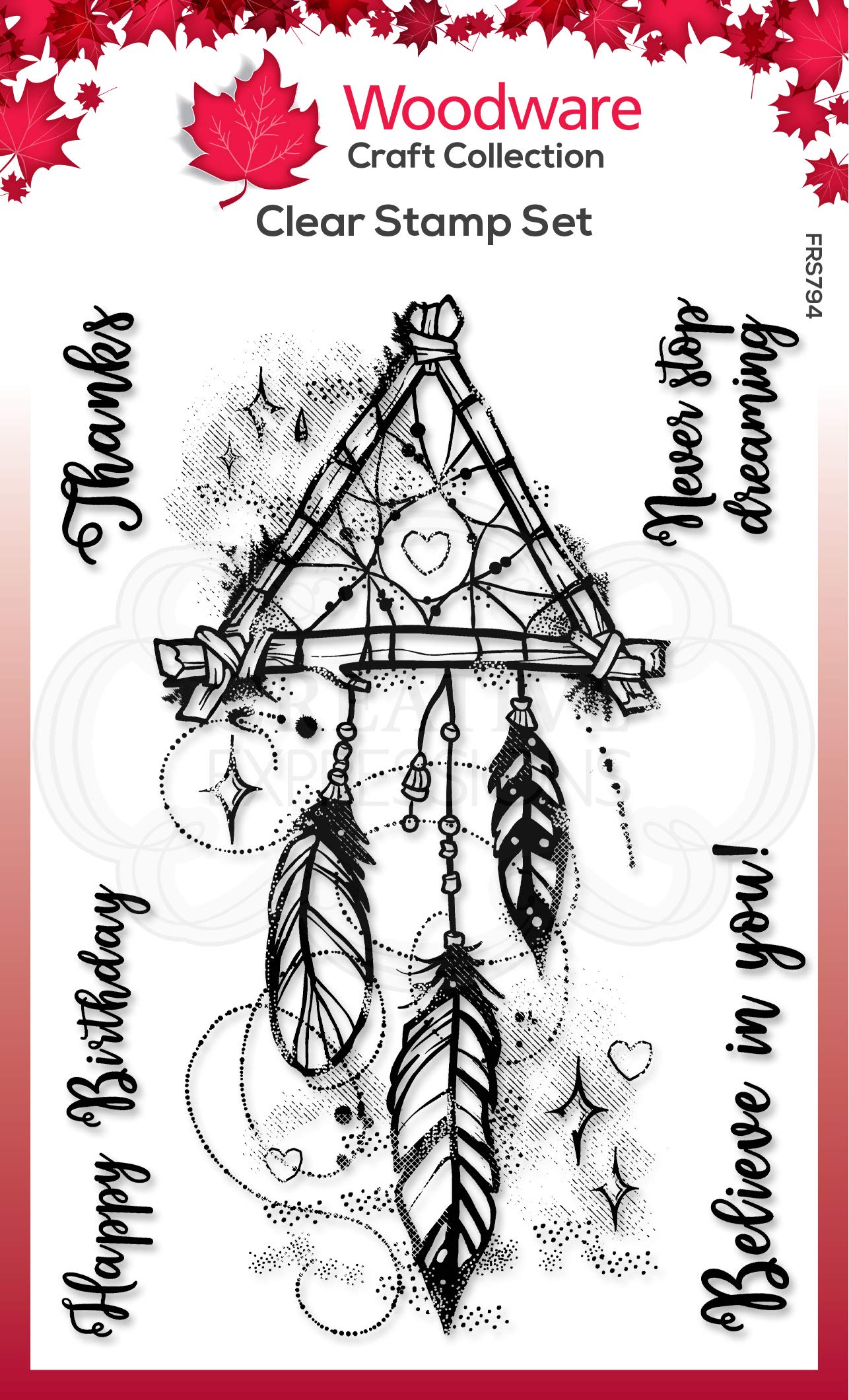 Francoise Collection - Clear Magic Stamp Set - Dream Catcher