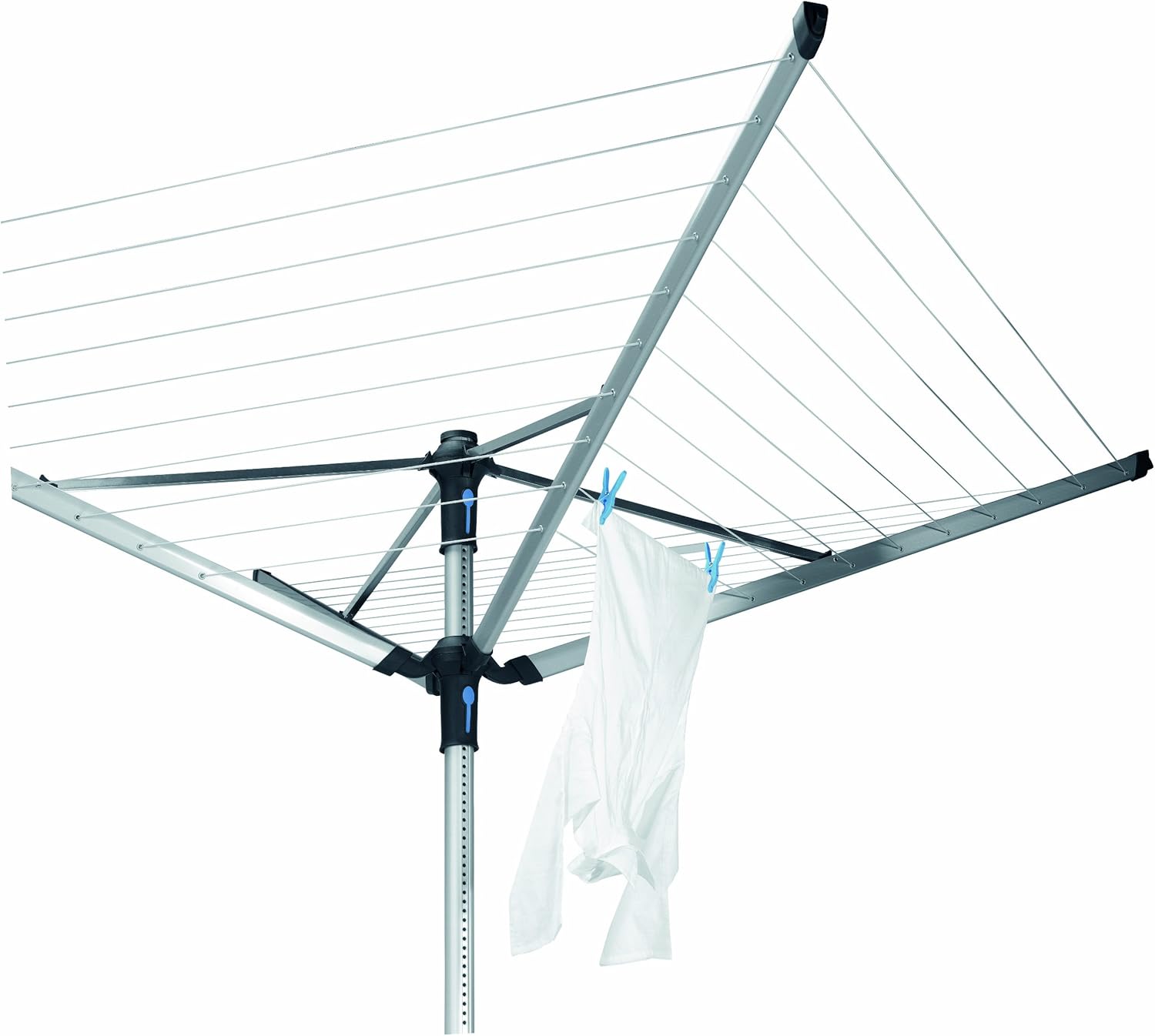 Brabantia LiftOMatic Rotary Airer Washing Line with 45 mm Metal Soil