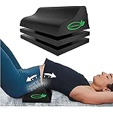 Lumia Wellness Lumbar Traction Block, Chiropractic Back Stretcher for Pain Relief, Lumbar Decompression, Lumbar Lordosis & Thoracic Kyphosis Correction