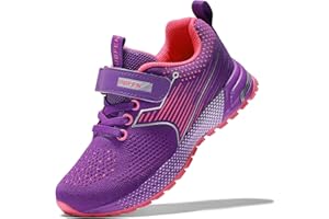 UBFEN Kids Sneakers Boys Girls Tennis Shoes for Running Athletic Walking Gym Sports Lightweight Breathable