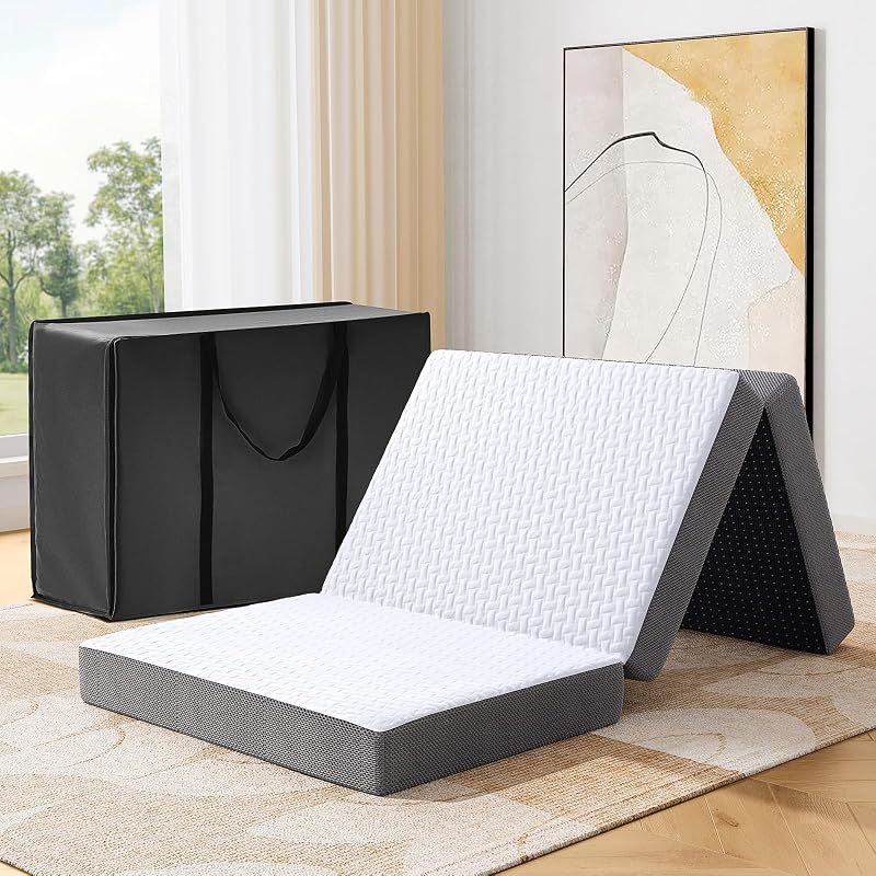 Klappmatratze 120x200x15cm 3-teilige Faltmatratze Camping Matratze — Foto 1 von 7