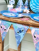 Procos Stitch Paper Flag Banner Bunting 9 Flags 2.3 m 25 x 18 cm view 3
