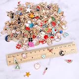 SANNIX 350PCS Gold Enamel Charms for DIY Jewelry Making Bulk Pendant Set view 5
