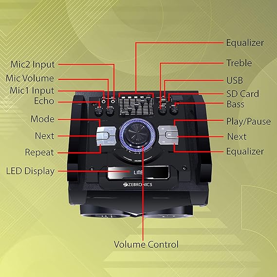 zebronics pro2x10 dj