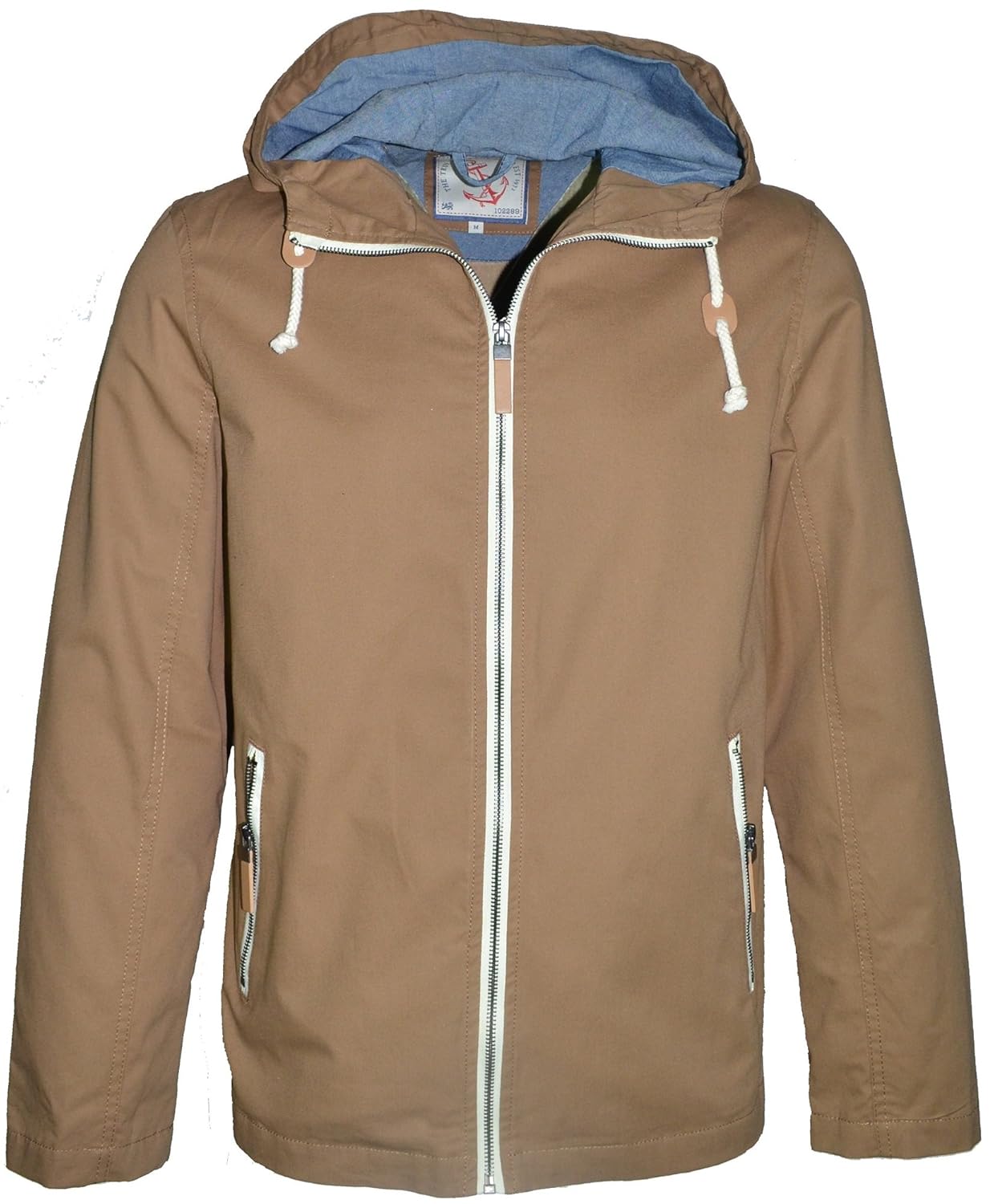 The True Heritage Brand Est 1972 Men's Lightweight Plain Summer Zipper