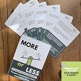 More or Less History Edition Card Game by More or Less – 2 Players Travel Pocket view 7