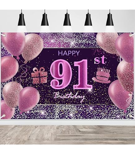91st Birthday Number Candles Gold Crown Design - Cake Topper For 91 Year Old Men & Women Party Decor - View #2