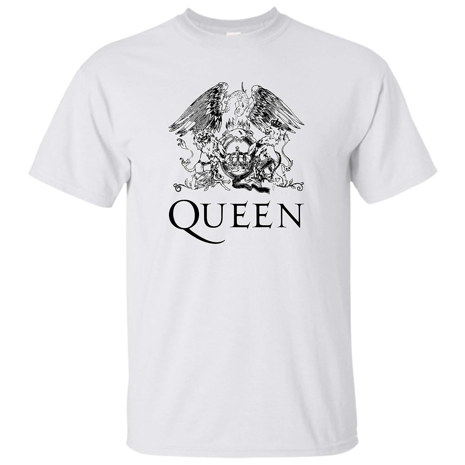 Queen Crest Logo Rock Band T Shirt Zelite