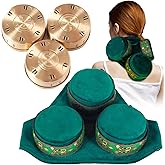 Barelove Smokeless Copper Moxa Box, Purifier Copper Tank Moxibustion Treatment Tool Portable Therapy Bag, Great for Waist Nec