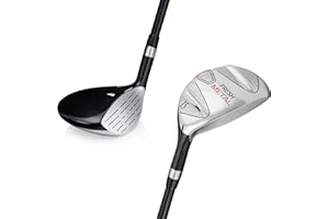 Founders Club Fresh Metal Golf Clubs Fairway Woods with Graphite Shaft and Head Cover