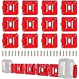 GIPFTYAG 12 Pack Battery Holder for Milwaukee M18 18V Battery Mounts Dock Holder Fit for M18 48-11-1815 48-11-1828 48-11-1850