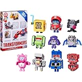 Transformers Surprise Mini Action Figures 10-Pack | 10 Mini Mystery Robot Action Figures, Interactive Small Transformers Toys for Kids 6+ (Amazon Exclusive)