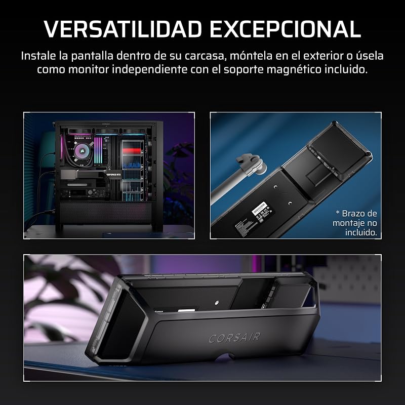 XENEON Edge Ecrã Tátil LCD 14,5" 2K HDMI USB-C – Fumo