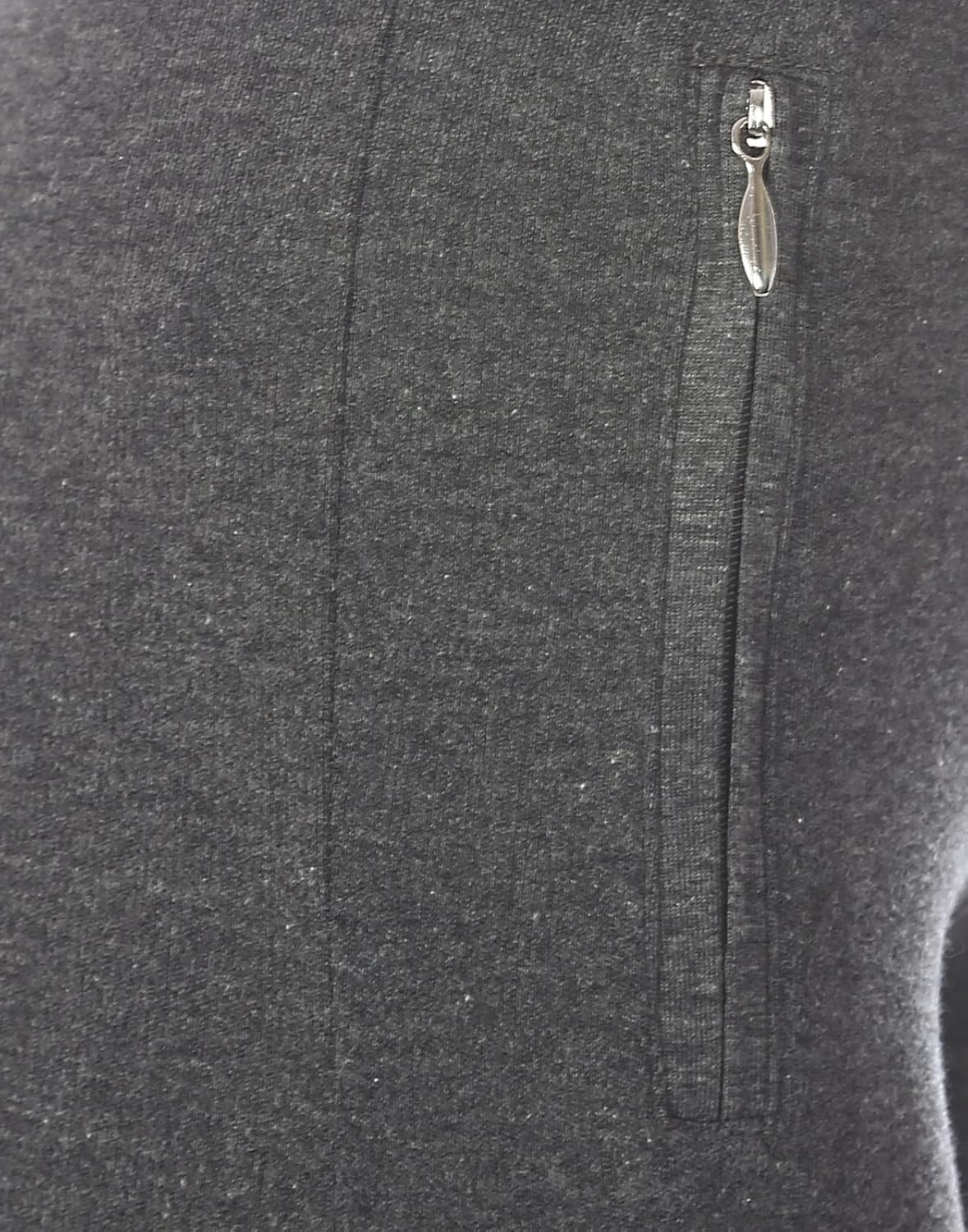 goldstroms women's solid cotton capri with zipper pocket and bottom grip