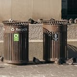 YIKIADA Recycling Bins Stickers 10 Pack 15x10 cm Waterproof Removable view 4