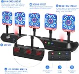 Lehoo Castle Nerf Target 5 Digital Scoring Auto Reset 3 Modes 6-13yrs view 4
