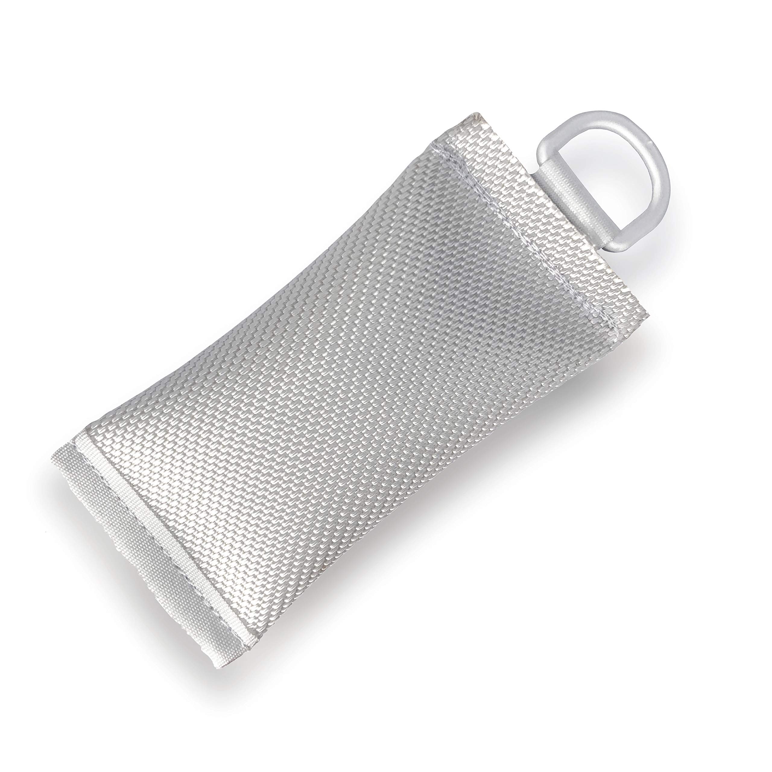 FLAGLY Premium flag weight 400 g for attaching your flagpole, flags weight bag/flag bag with D-ring, robust and weather-resistant, flagpole accessories (400 g)