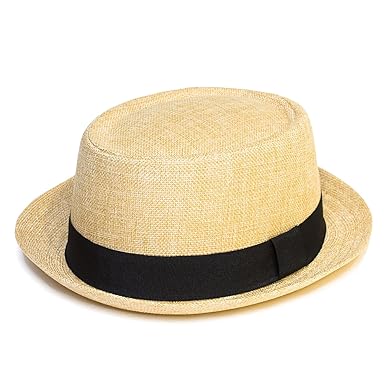 woven pork pie hat