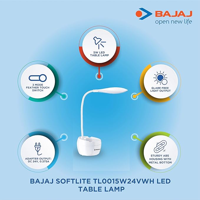 bajaj led table lamp