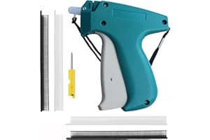 TAGYSH Tagging Gun for Clothing, Stitch Gun for Clothes, Mini Stitch Gun for Clothing Repairs with 2 Needle, 2000 Black and 2000 White Micro Fasteners