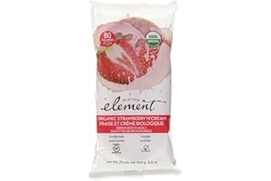 Element Organic Dipped Rice Cakes - Strawberry'n'Cream - Case of 6 - 3.5 Oz