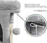 Yaheetech 59cm Basic Cat Tree Tower with Perches Condo and Ball view 7