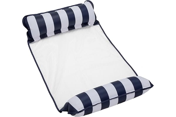 Aqua Original 4-in-1 Monterey Hammock Pool Float & Water Hammock – Multi-Purpose, Inflatable Pool Floats for Adults – Patented Thick, Non-Stick PVC Material