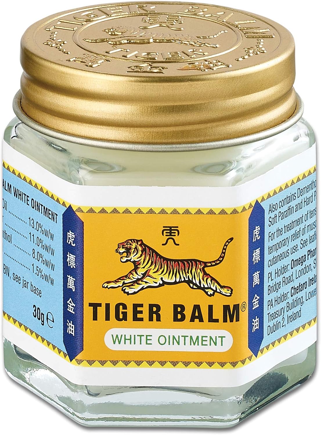 Tiger Balm White Ointment (30g), Effective Herbal Pain Relief, for Muscle Pain Aches & Tension Headaches in Adults - Image 3