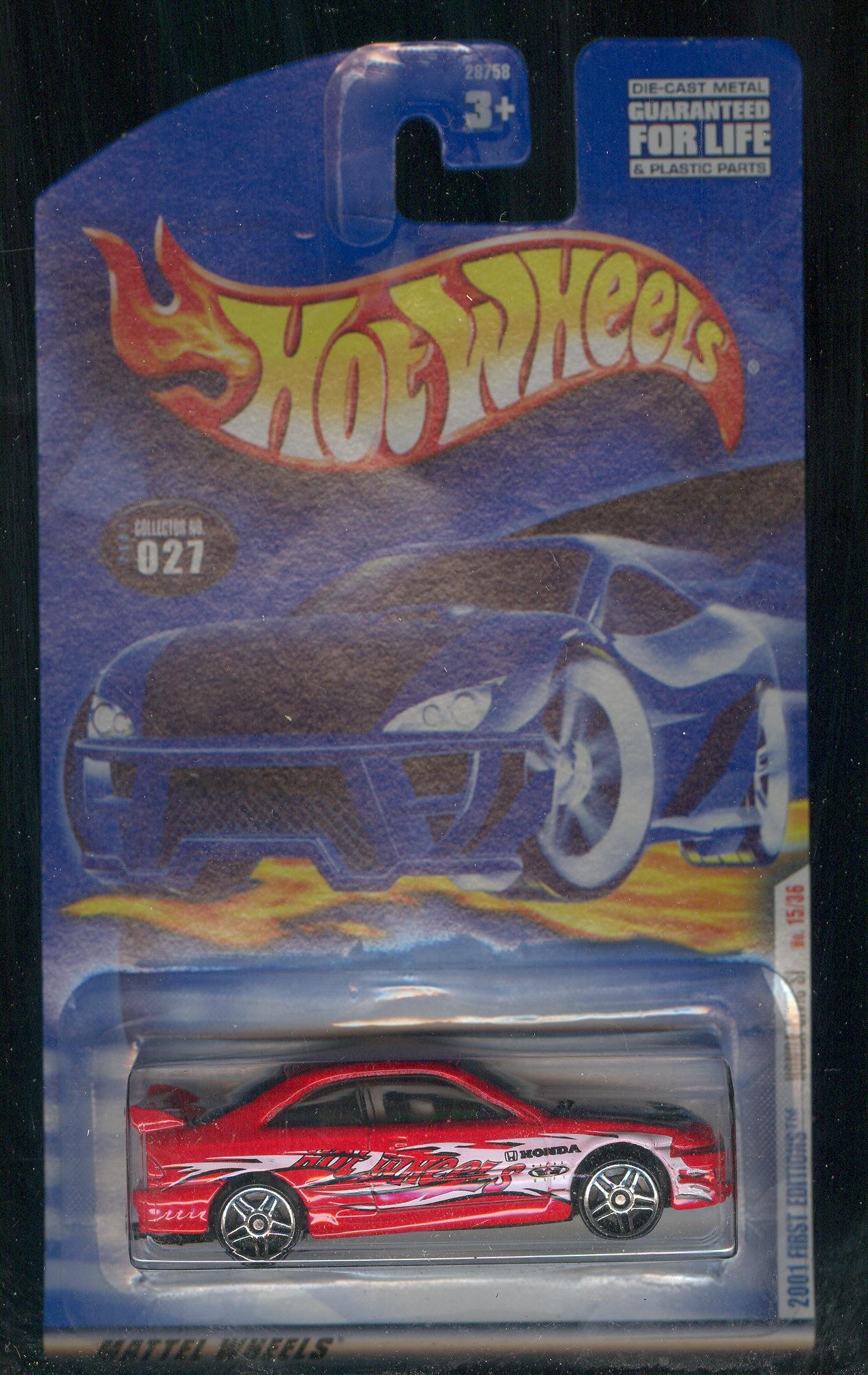 Hot Wheels 2001 027 Honda Civic Si First Edition 15 Desertcart