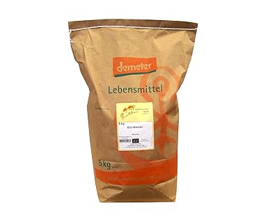 Bio Weizen 2x 5kg - Demeter Bio Weizen Körner von der Gailersreuther Mühle
