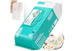 HICC PET Wipes for Dogs & Cats, Cleansing Deodorizing & Soothing Allergy Infections Anal Gland Pets Wipes with Coconut Oil - Dog Grooming Wipes for Butt and Paw - Hypoallergenic & Vet Recommended