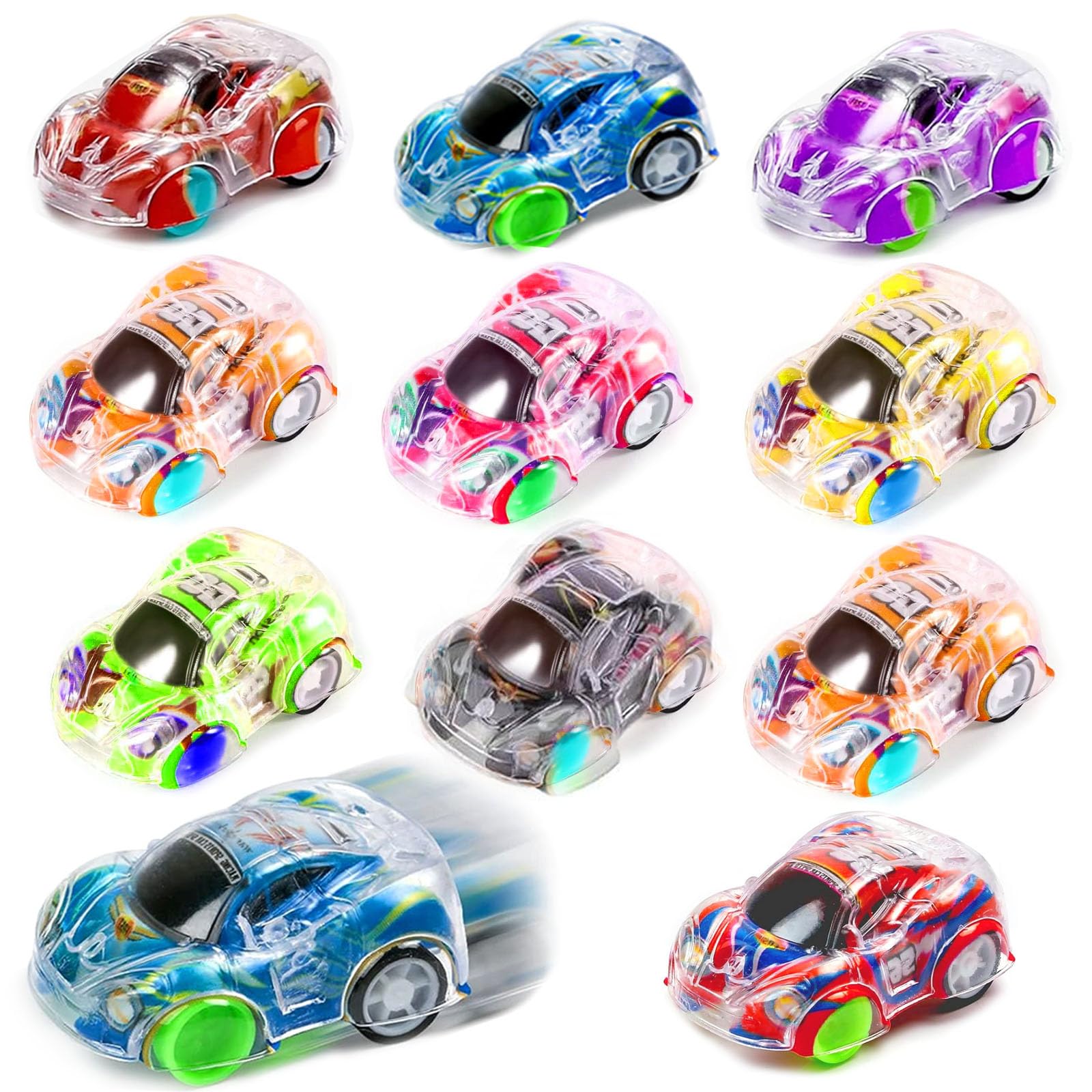 Jatidne 24pcs Pull Back Cars for Party Bags Mini Toy Cars Party Bag Fillers for Kids Boys Stocking Filler Return Gifts for Birthday Party