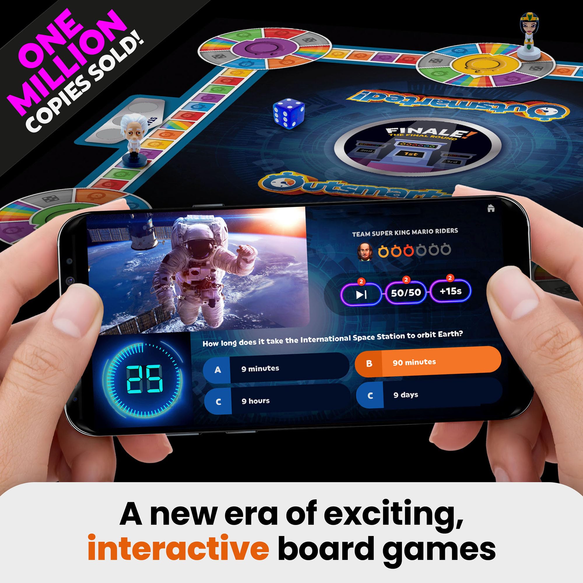 Outsmarted Ultimate Edition - 10 Exciting Bonus Categories | Kids, Teens & Adults | Next-Level Game Night For Family & Friends | 2–24 Players | Age 8+ | 10,000+ Questions | 2026 UK Edition