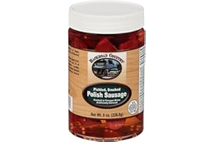 Backroad Country Pickled Smoked Polish Sausage, 8 Ounce Jar