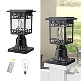 Emliviar Exterior Solar Lamp with Pier Mount