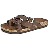 WHITE MOUNTAIN Women's Harrington Braided Signature Comfort-Molded Footbed Sandal
