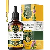 HERBAMAMA Astragalus Root Tincture - Vegan Immune Support with Astragalus Extract Drops - Non-GMO, Alcohol & Sugar-Free Liquid Supplement, 56-Day Supply