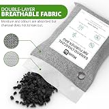 Homiu Bamboo Charcoal Air Purifying Bags 4 Pack 200g Natural Odour Eliminator view 5