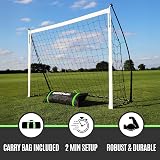 QUICKPLAY Kickster 18.5x6.5ft Portable Football Goal with Carry Bag view 2