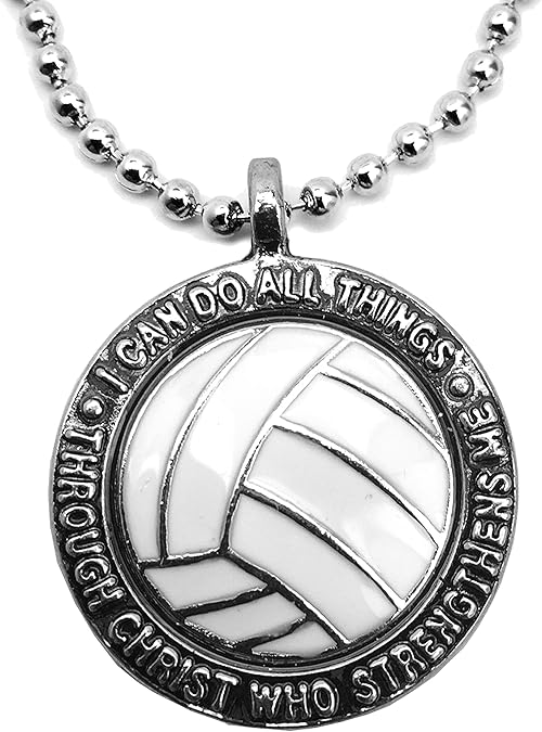 JEWELRY Volleyball Necklace I Can Do All Things