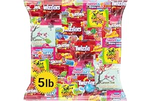 KATIE’S KANDY KORNER Ultimate Candy Variety Pack – 5 LB of Assorted Fruit-Flavored Candies, Chews & Gummies – Individually Wrapped – Perfect for Parties, Birthdays, Office Treats, Piñatas & Everyday Snacking