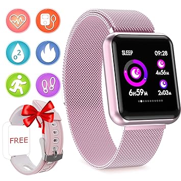 YENISEY Pulsera Actividad Reloj Fitness Pulsera Deportiva Fitness ...