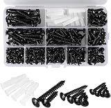 FandWay 360Pcs Self Tapping Screws Set M3-M5 Truss Head Wood Screws view 6