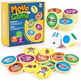 Move and Match Game, Happy Move Board Game and Dice Game, Kid's Gross Motor | Exercise and Balance Coordination, Social and Motor Skill for Kids. Perfect for family, group play, and indoor or outdoor.